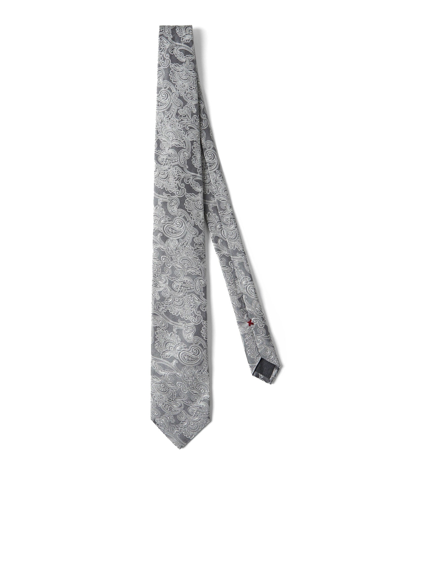 Cravatta con effetto jacquard