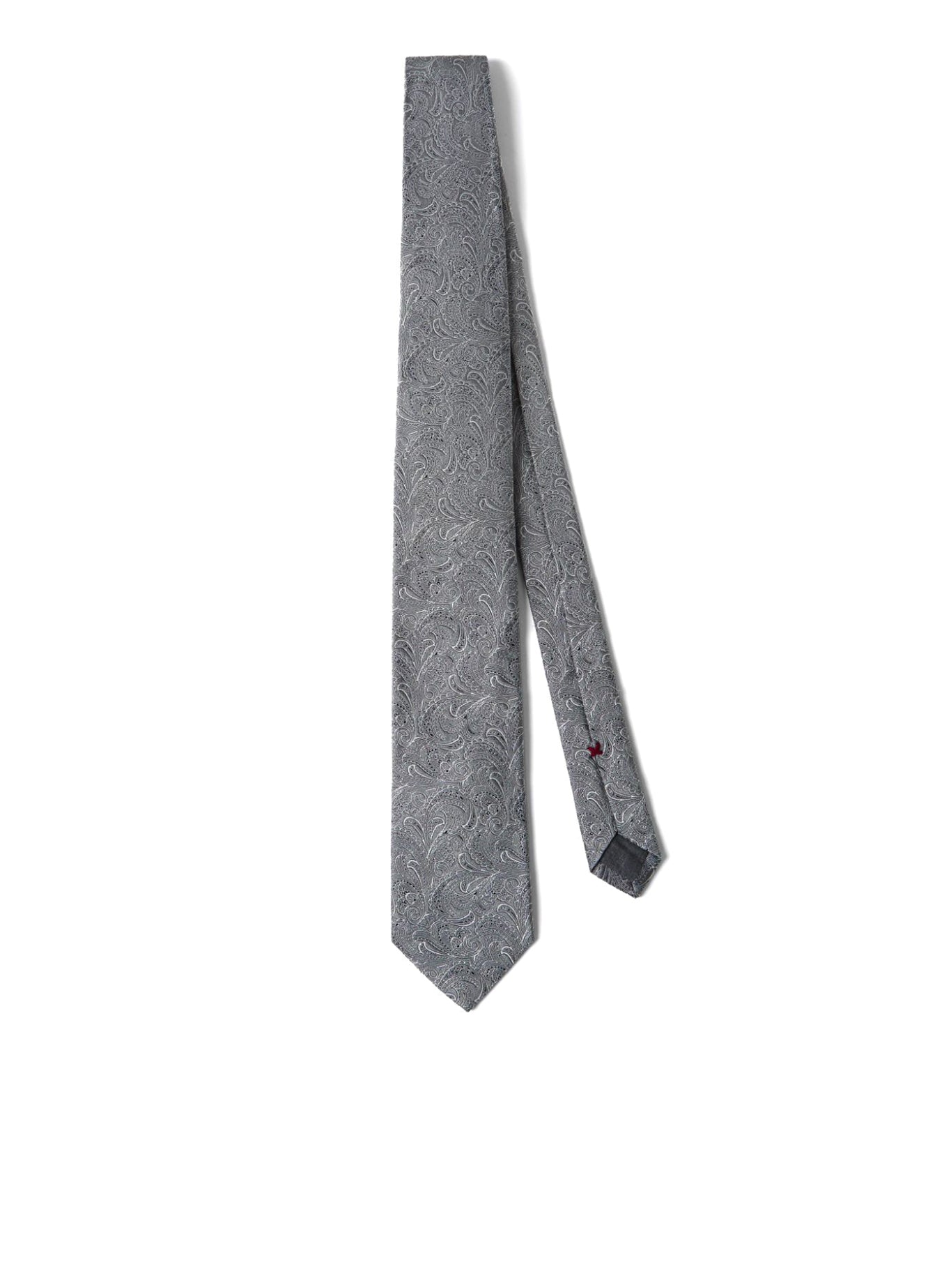Cravatta con effetto jacquard