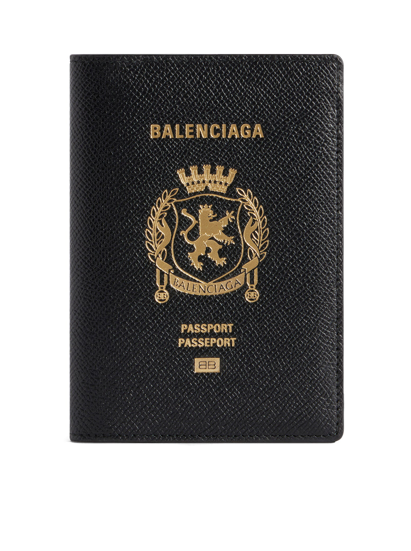 CUSTODIA PASSPORT DA UOMO IN NERO